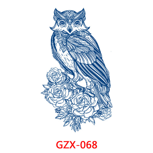 Owl And Flowers